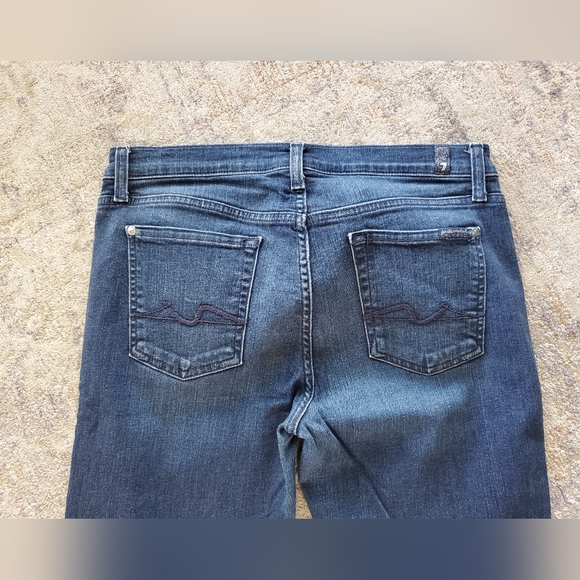 7 for All Mankind Ankle Gwenevere Jeans, Size 30 - Picture 3 of 7